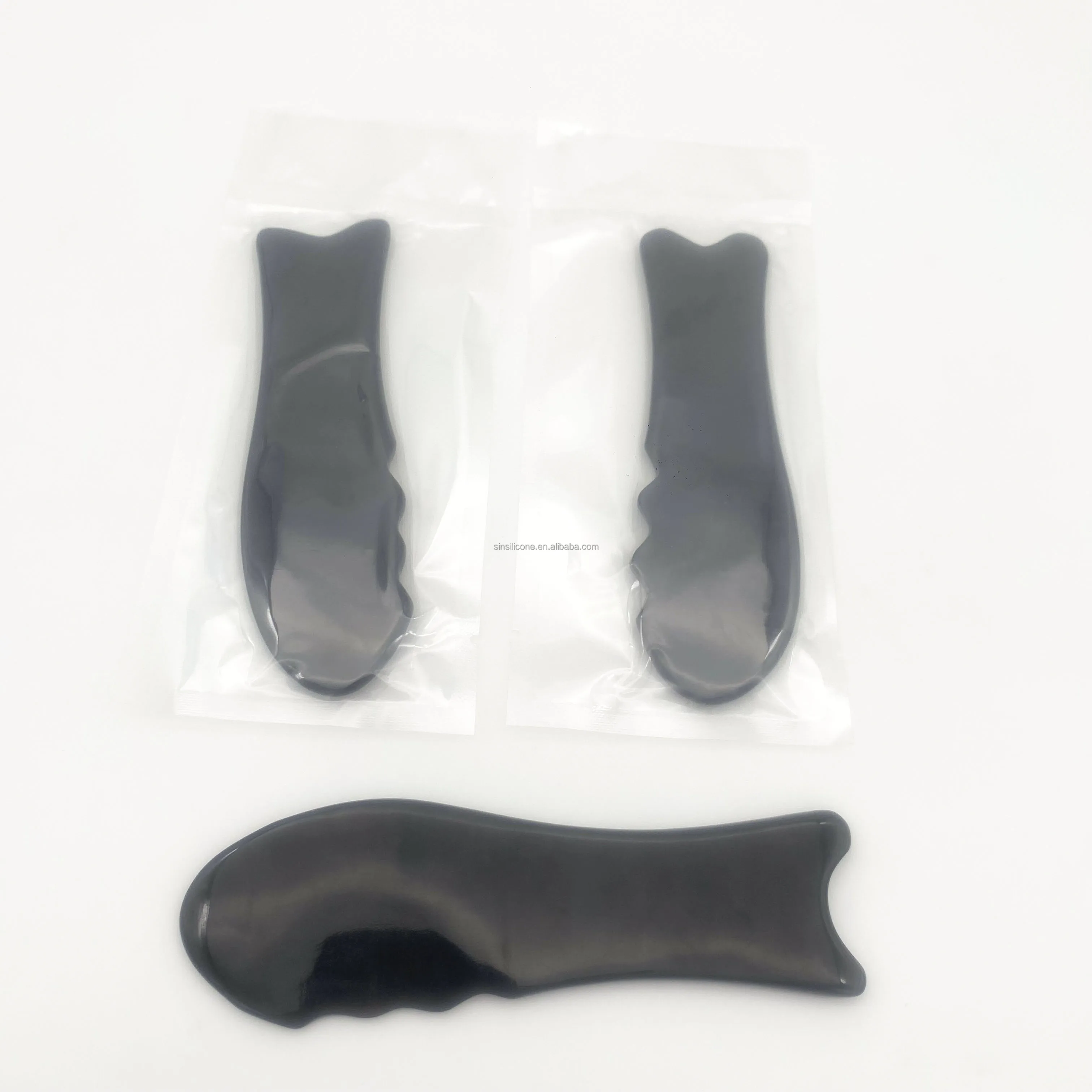 Рог буйвола в форме рыбы Gua Sha доска