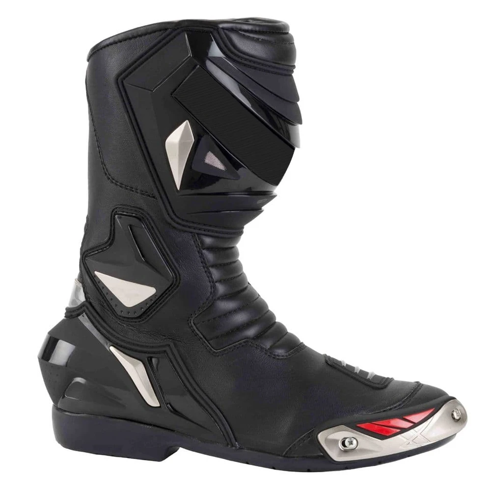 Comfortable Custom Made Genuine Leather Shoes / Top Selling Solid Color Motorbike Racing Shoes For Adults