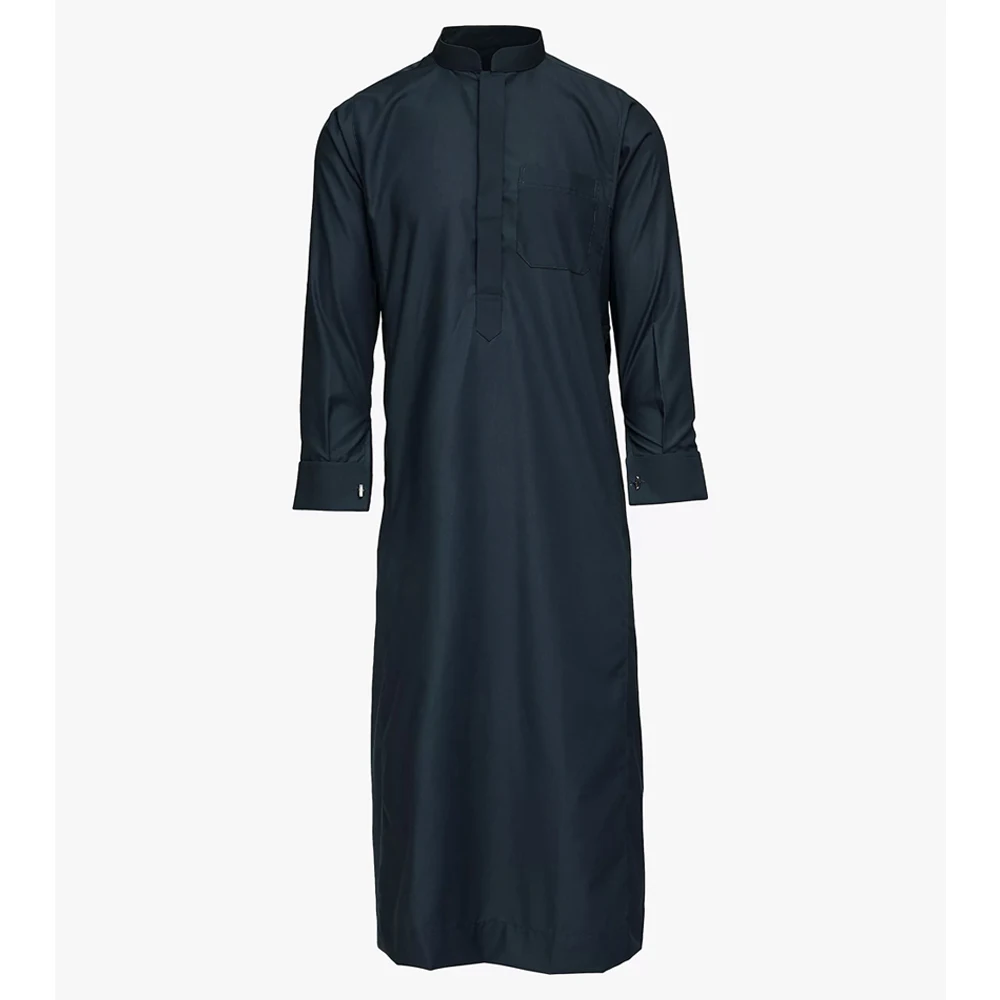 Wholesale Arabic Traditional Muslim Thobes 2024 Islamic Moroccan Caftanes Qamis Daffah Jubba Thobe High Quality Arab Clothing