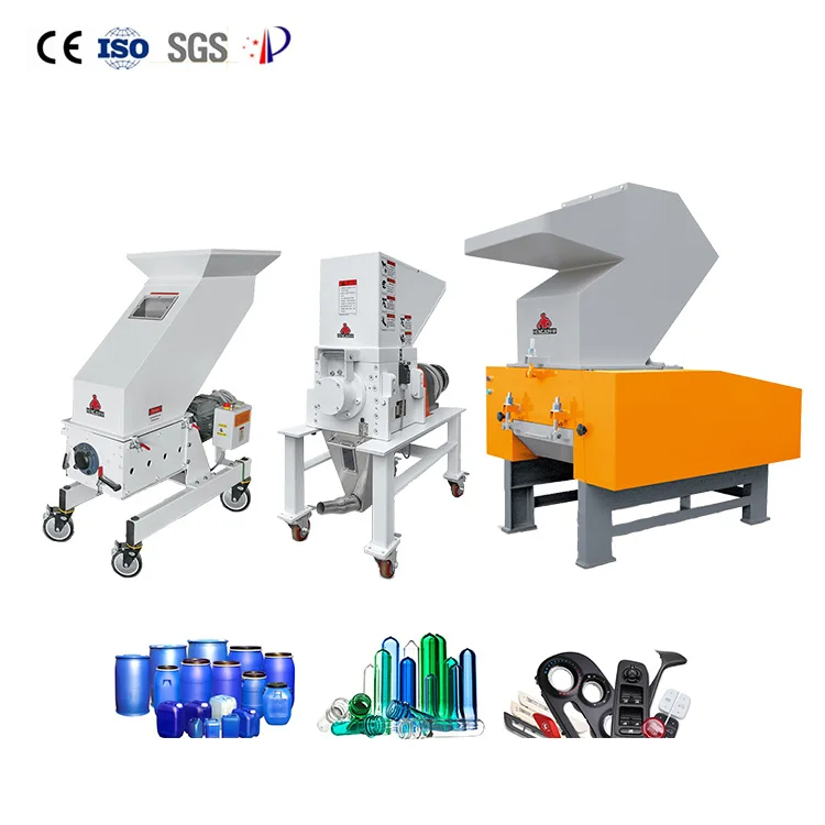 1500kg/h plastic crusher industrial plastic waste granulator machine plastic bottle crusher machine