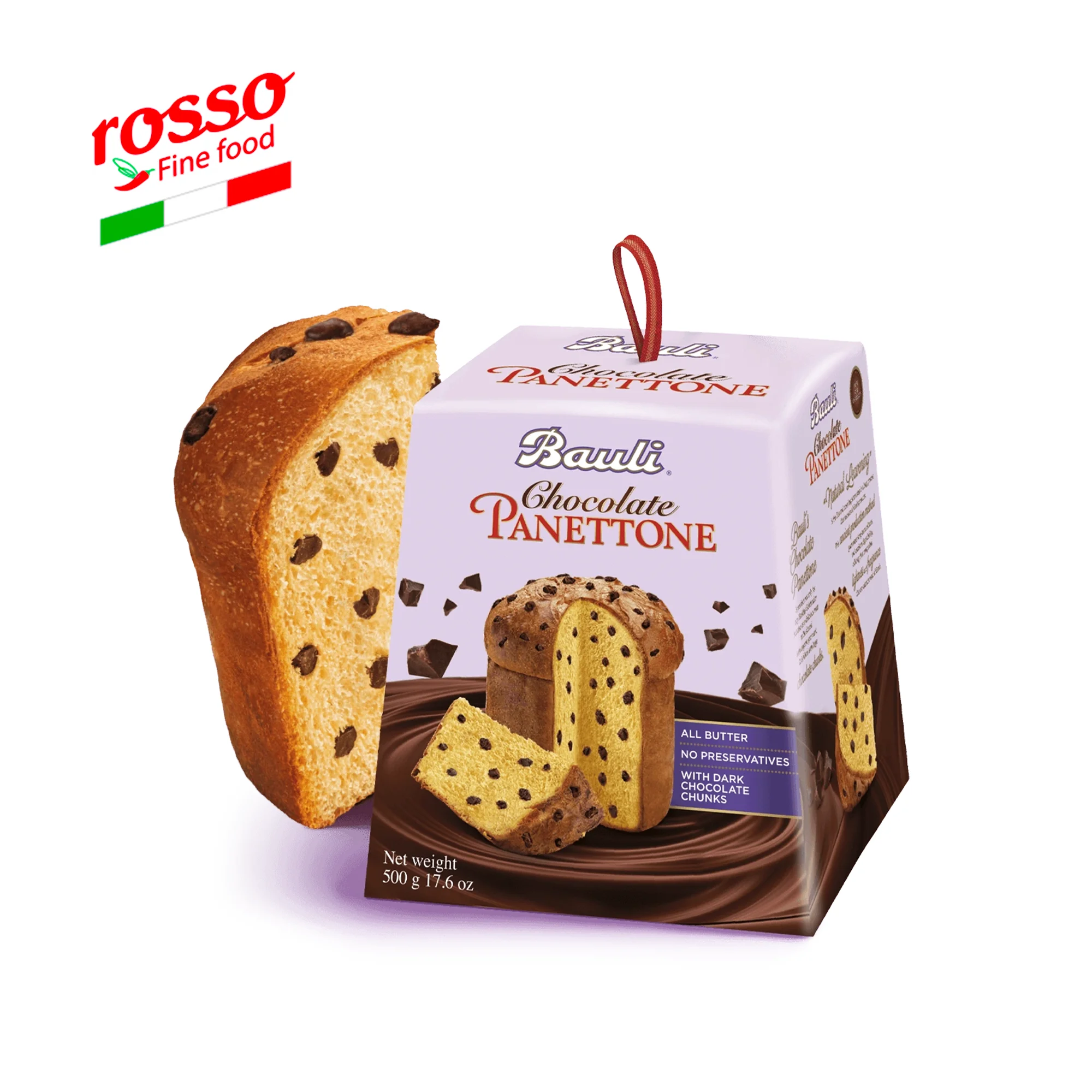 Bauli Panettone Chocolate Chips (750g) Chocolate Panettone - Made in Italy