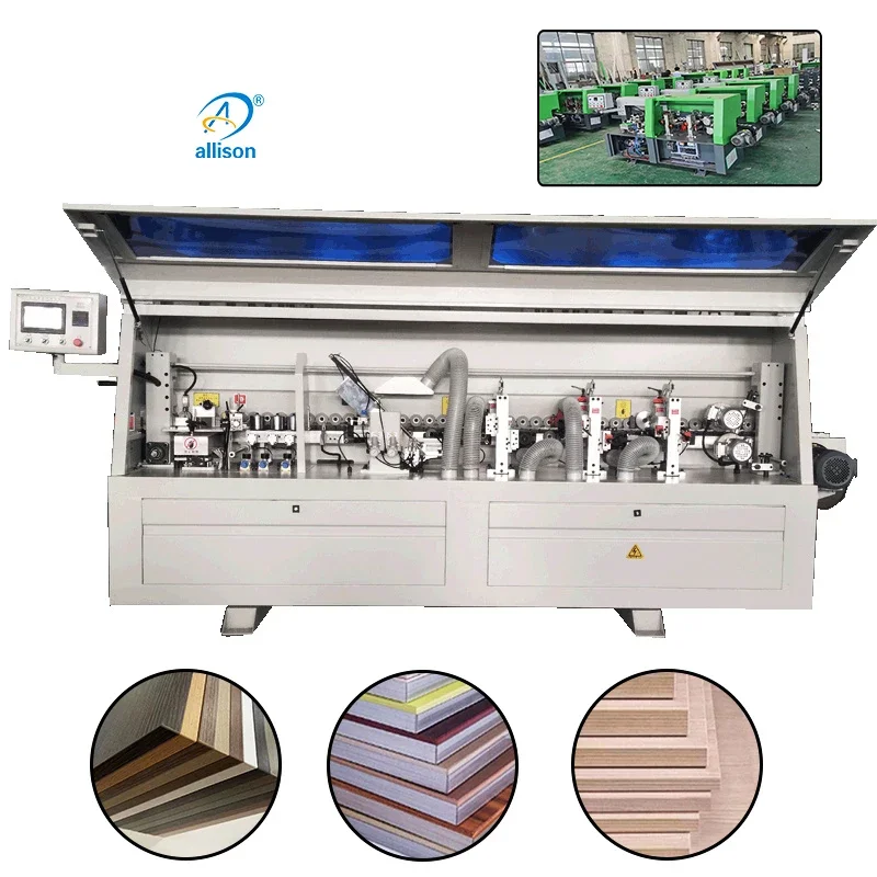 Qingdao Woodworking Machinery Wooden Door Cabinet MDF Automatic Edge Banding Machine for Plywood and Wholesale Furniture
