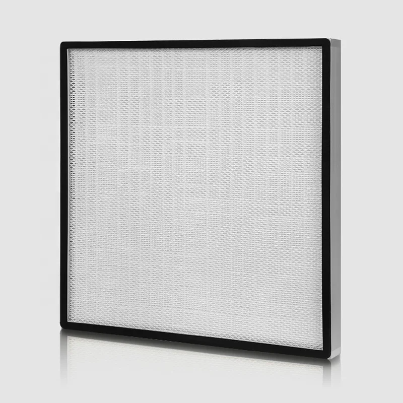 High Efficient  99.99 Glassfiber Hepa Filter Customizable Hepa Carbon Filter Duct Box Industrial Hepa Filter