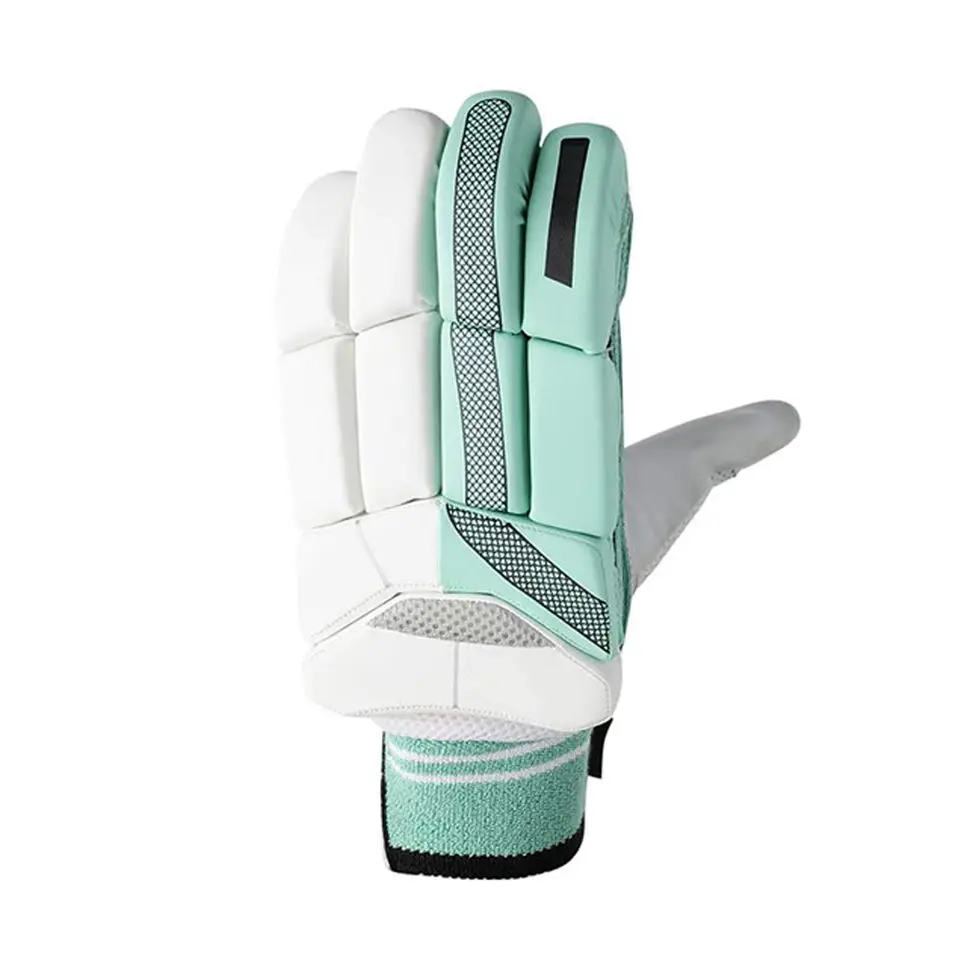 Custom Professional Comfortable Leather Cricket Gloves Light Weight with All Sizes and Colors Available