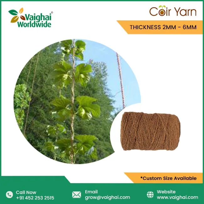 Gro-Med Coir Yarn At Best Price | Buy High Quality Coir Yarn for Your End Use Directly from the Largest Exporters.