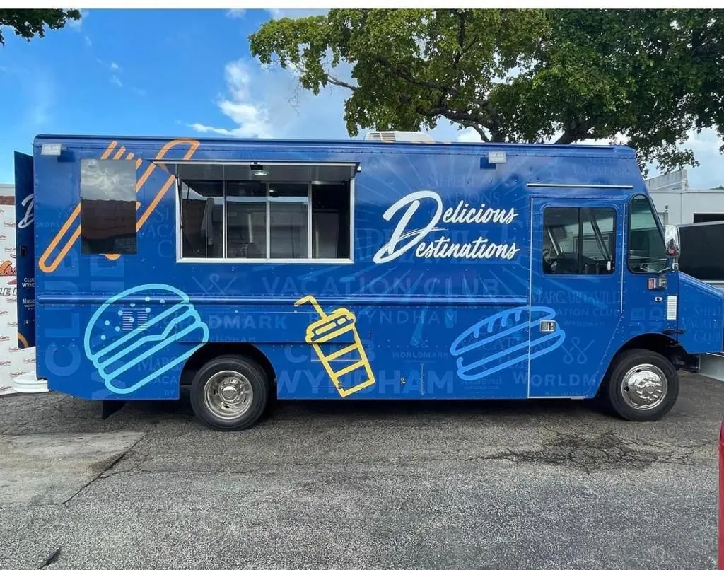 street mobile food truck multifunctional customizable popular street food trailer commercial food truck