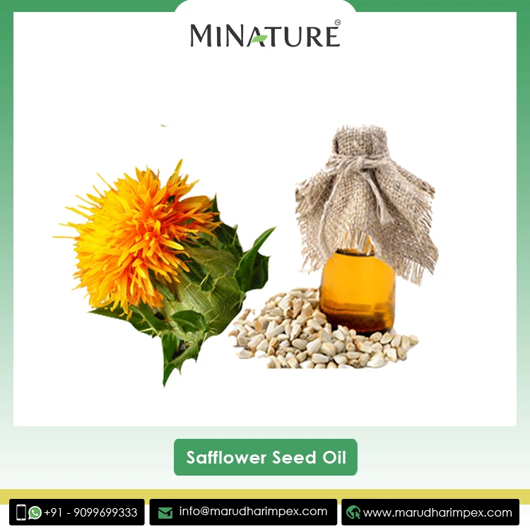 Exclusive Collection of 100% Pure & Natural Safflower Seed Carrier Oil | Customized Packaging Available