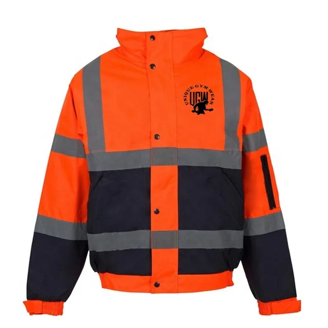 High Visibility Multipurpose Safety Jacket Men Adjustable Safety Jacket Security Visibility Reflective Safety Jacket For Men