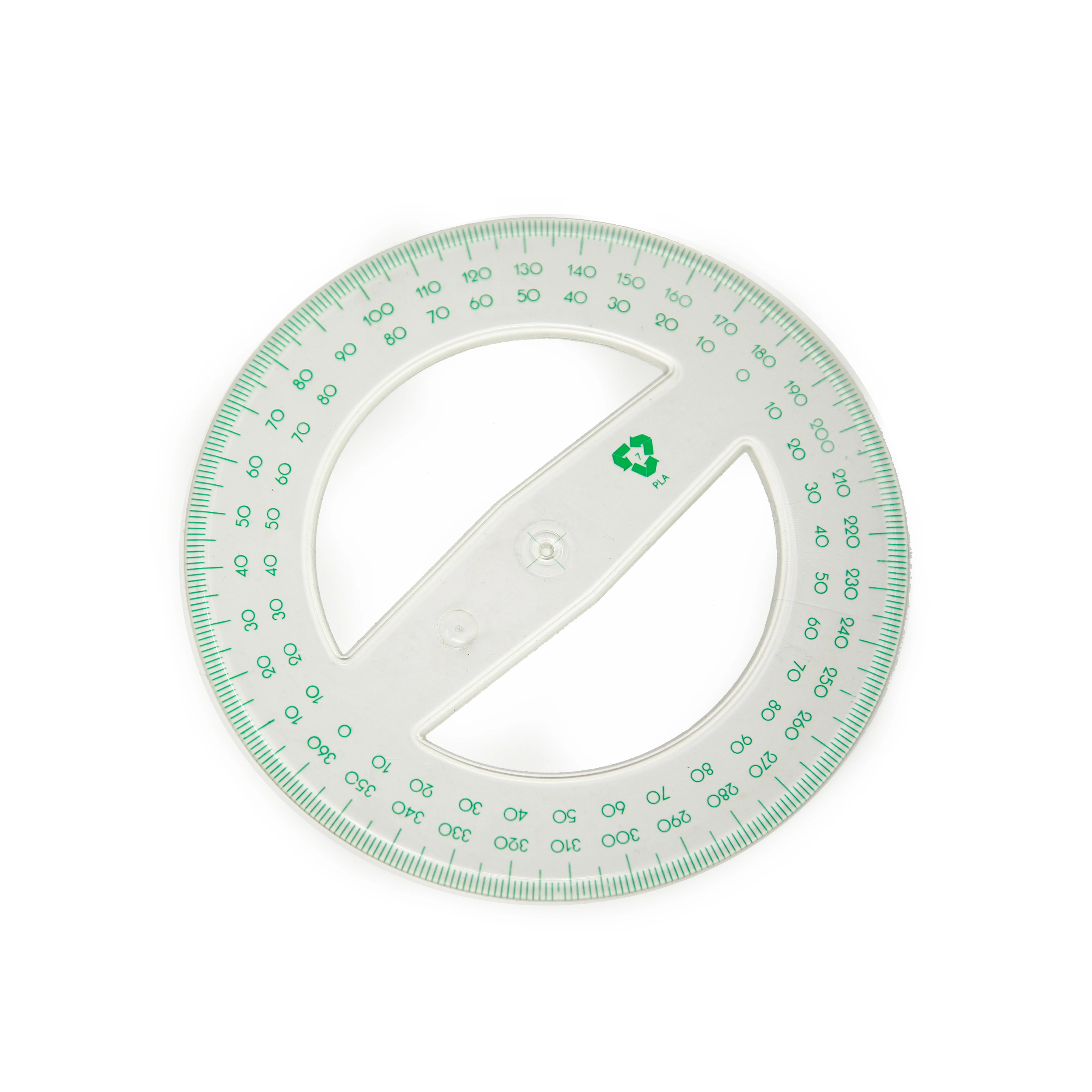 high school supplies high school supplies stationery polylacticacid biodegradable plastic protractor 12 cm 360 degree for school