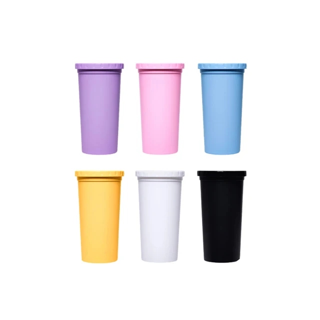 Good Condition with Korea Colored BPA FREE with straw and lid cafe cups Reusable matte color tumbler with lid 16oz