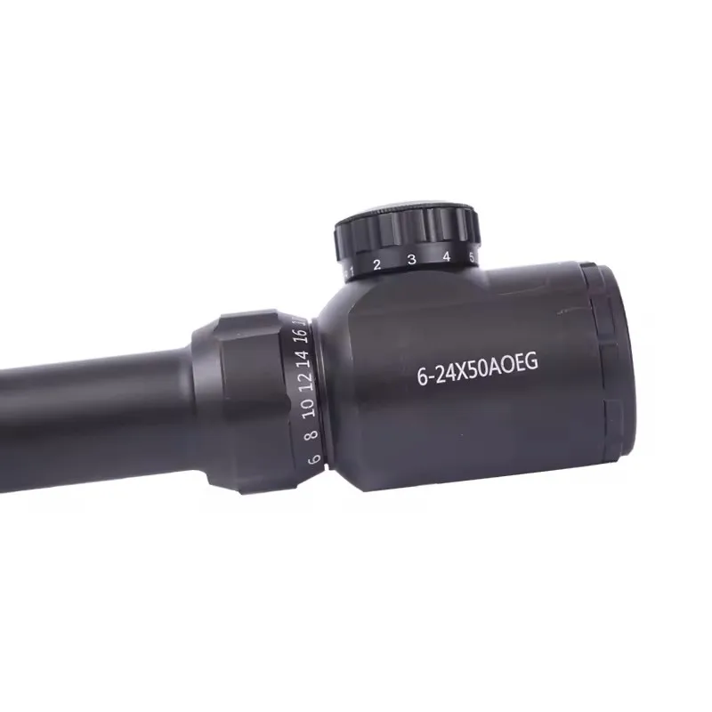 Foreseen Tactical 6-24X50AOEG Sight Scope Magnification 50mm Objective Diameter  With Dual Illumination
