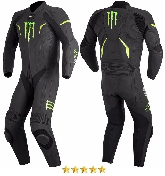 Professional Leather Motorbike Suit One Piece Custom Design Comfortable Motor Bike Racing Suit