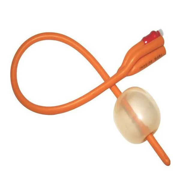 High Quality Medical 2 way Latex Foley Catheter With Balloon Antimicrobial Coated Catheter Latex