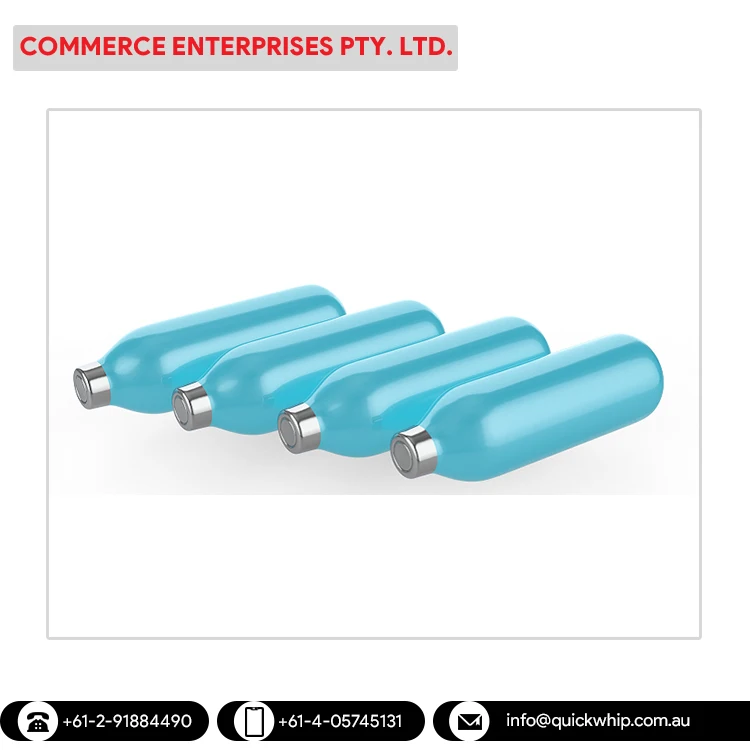 Premium Quality Highly Certified Blue Color 9g Miami Magic Cream Charger in 10 Pack at Nominal Price