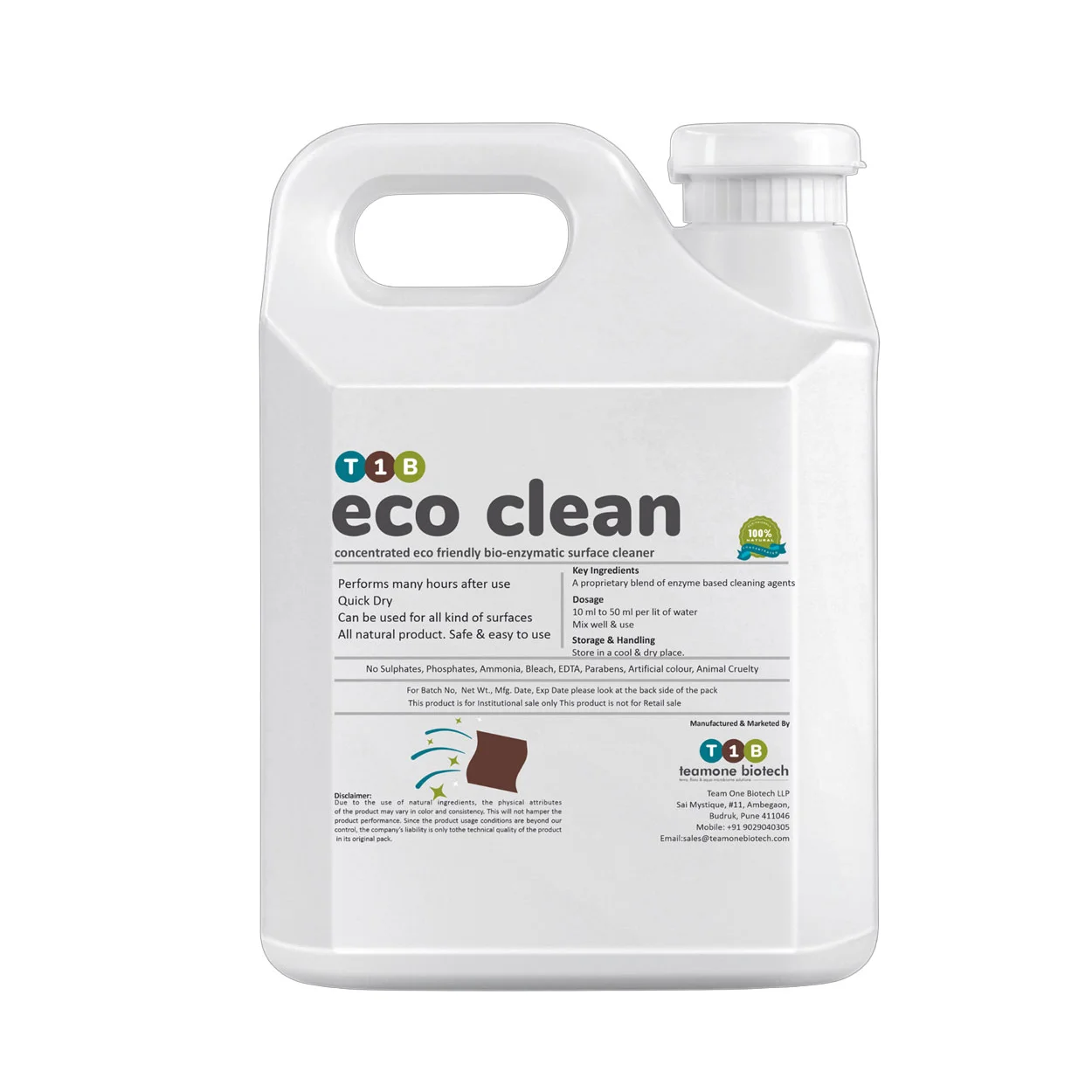 OEM Privet Label Concentrated Eco-Friendly Surface Cleaner with Top Grade For Sale By Indian Manufacturer Low Prices