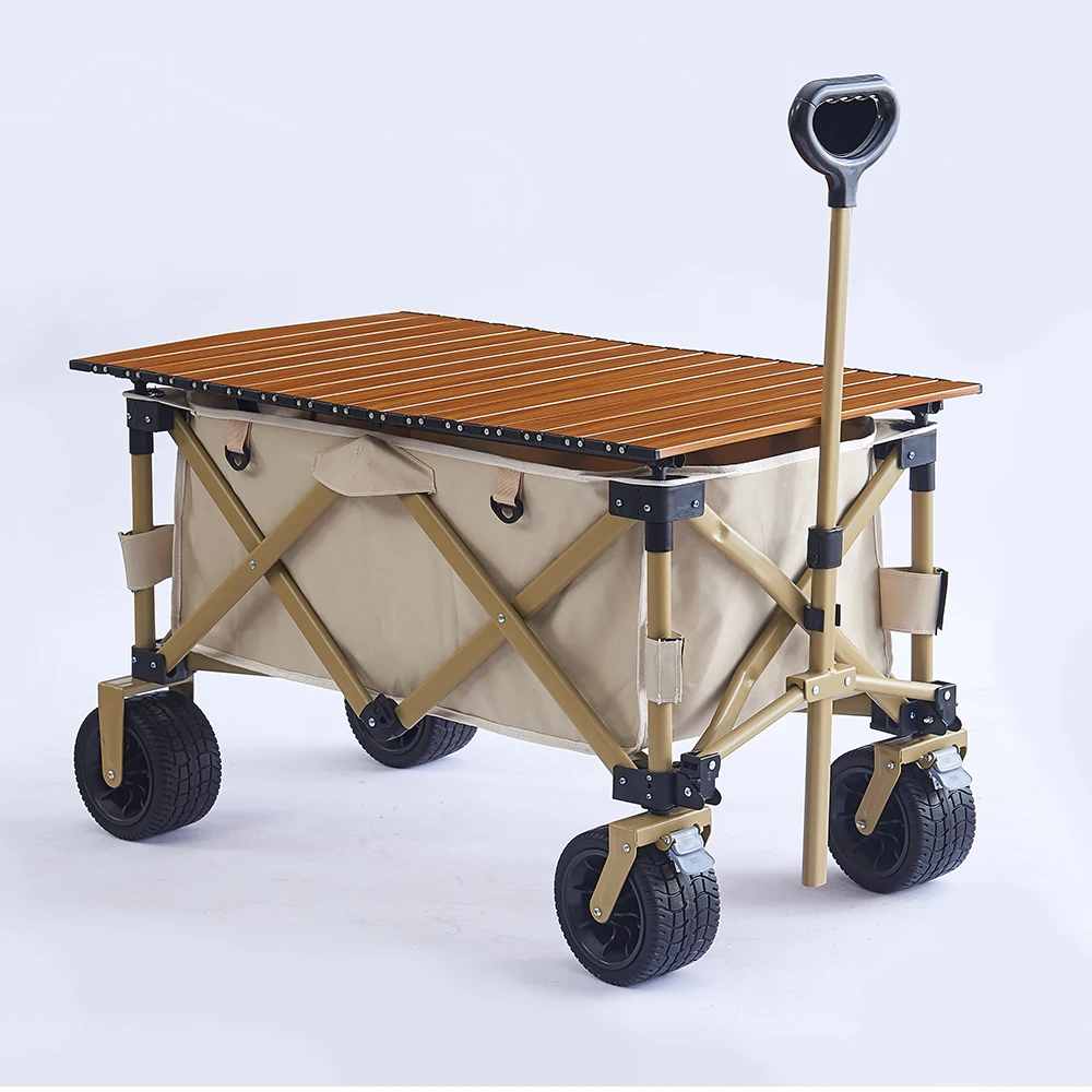 Flash sale outdoor camping garden utility folding wagon yard aircraft wheeled cart
