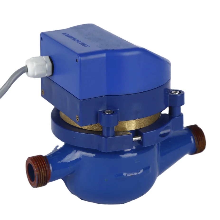 Сухой Тип беспроводной пульт дистанционного управления MODBUS smart предоплата фотоэлектрический счетчик воды прямой чтения