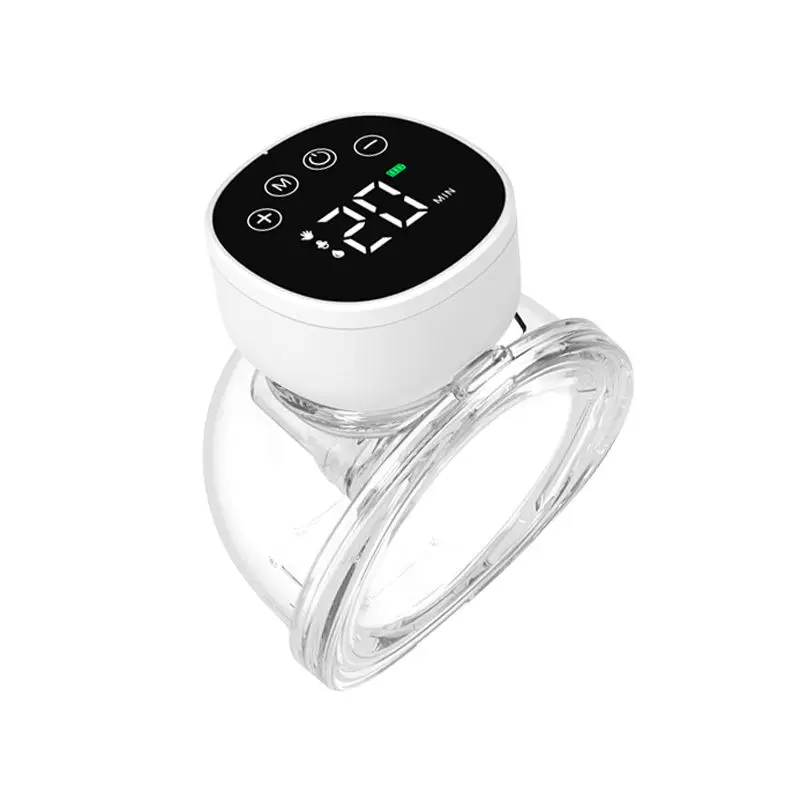 Wholesale 2024  Portable Hands-free Wearable Breast Pump BPA-free Silicone Breast Pump Electronic Wireless Breast Pumps