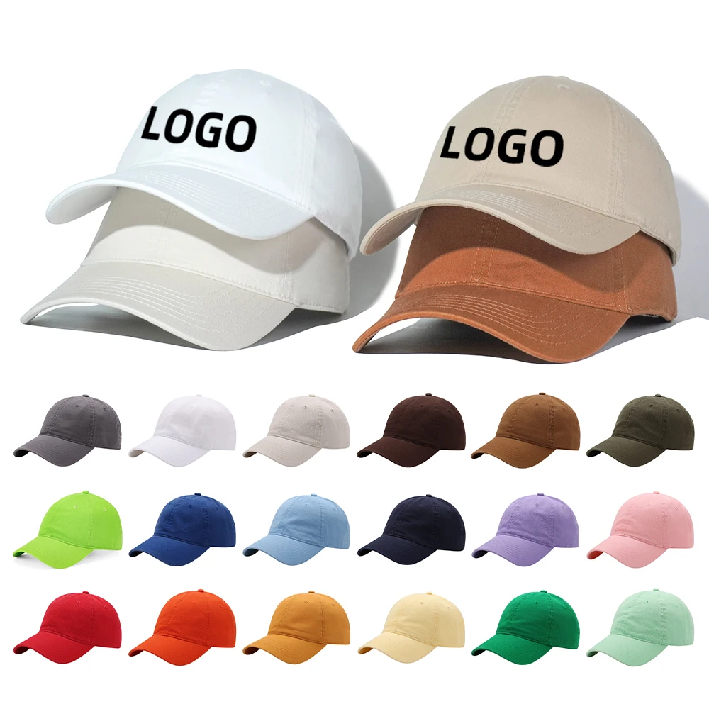 Custom Adjustable Baseball Hat Pure Cotton 3D Embroidery Letter Fitted Unisex Baseball Cap With Logos