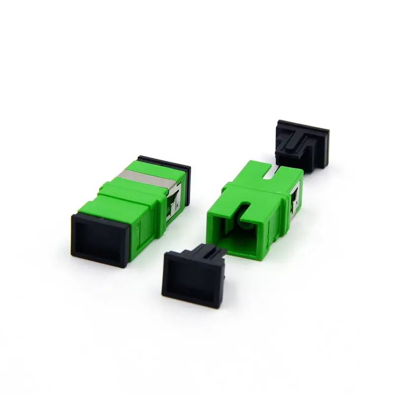 FTTH SC APC Single Mode Unflange Adapters Optical Fiber Optic Connector Simplex Fiber Optic Adaptor