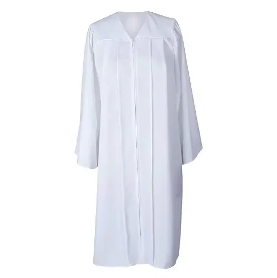Cheap Wholesale White Red Remembrance Confirmation Robes Church Dress with embroidered