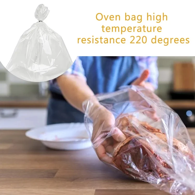 Nylon PET Oven Bag Plastic Chicken Oven Bag Slow Cooker Liner Roasting Cooking Boiling Seafood Turkey Boil Bags