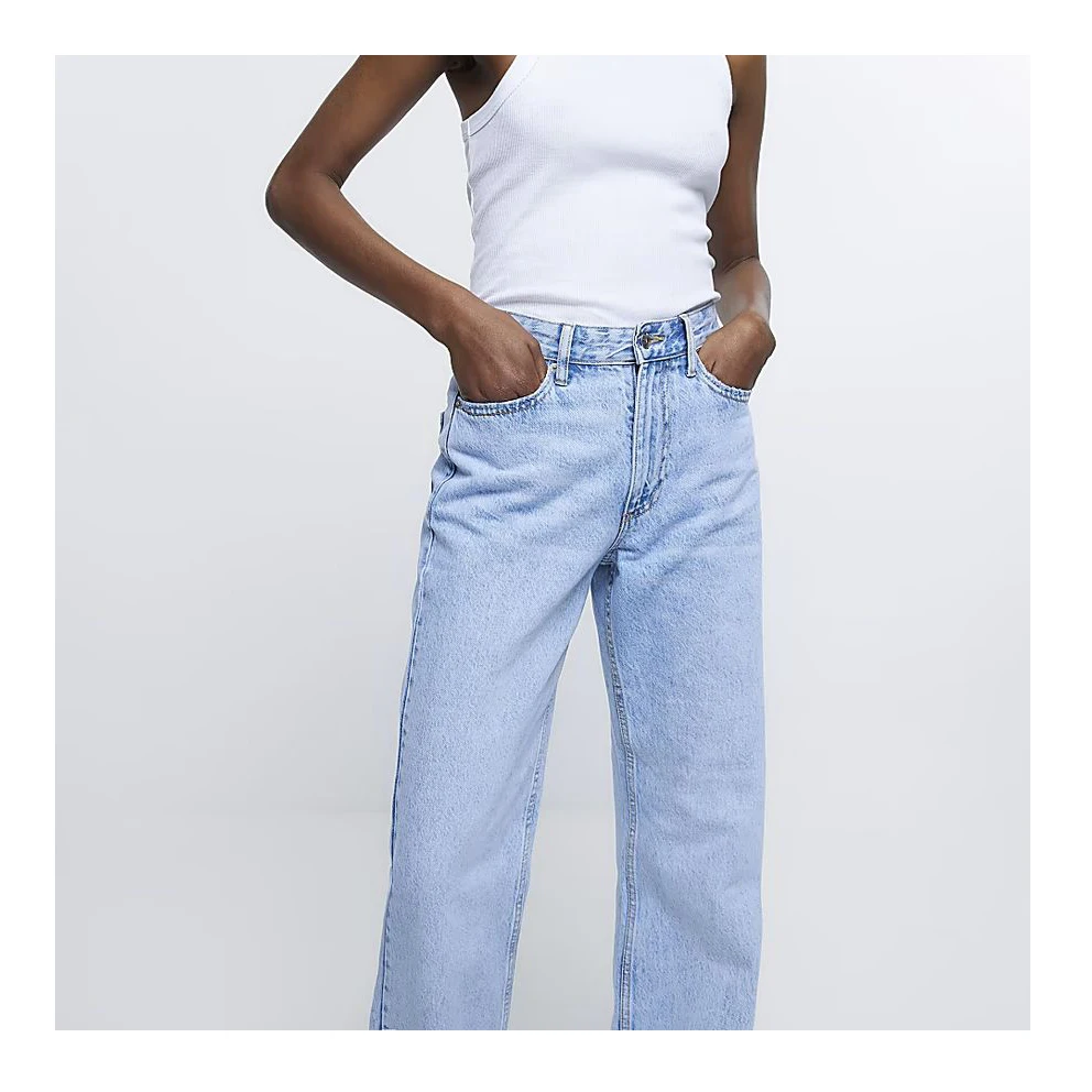 Female Medium Waist Denim Straight Fit Jeans Pants Woman Sexy Fashion Stretch Pencil Pants Regular Fit Women Jeans Women