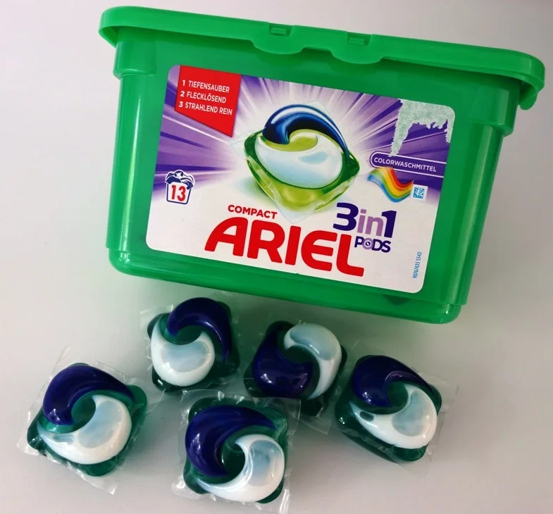 Ariel 3 в 1 капсулах обычного моющего средства/мощная капсула для стирки pod оптом готова к продаже