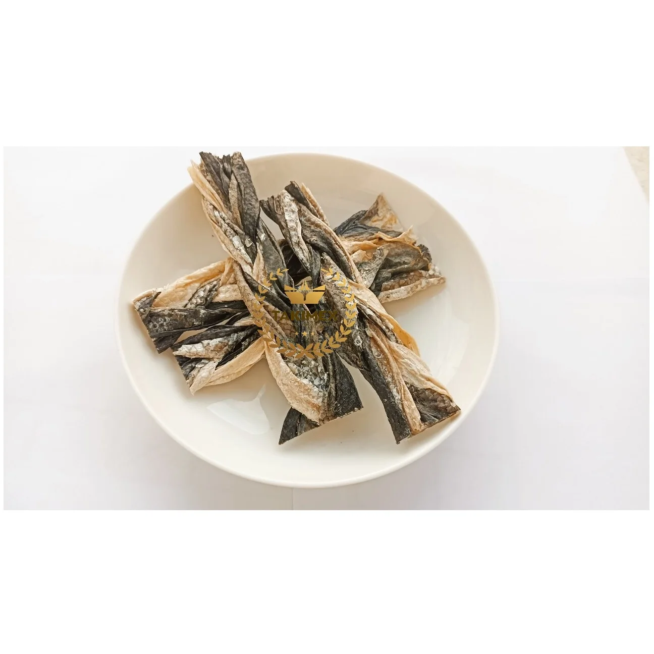 Dehydrated Fish Skin Chews Made From Salmon Basa Fish Skin High Quality and Cheap Price Wholesale From Vietnam