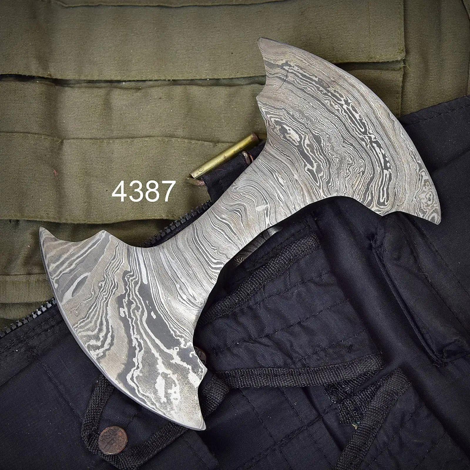 Damascus Axe Head Big Head High Damascus  Steel Axe Head New Custom Best Quality Axes
