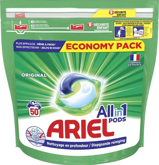 Ariel 3 in 1 Mountain Spring Washing Gel Capsules / Ariel All in 1 capsule / Ariel 3in1 PODS