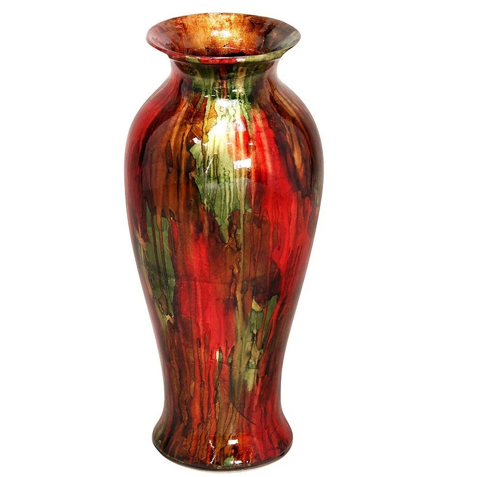 Classic Floor Planter Large Size Flower Vase for Wedding Stage Decoration High Quality Luxury Iron Tall Vases for Interior Decor