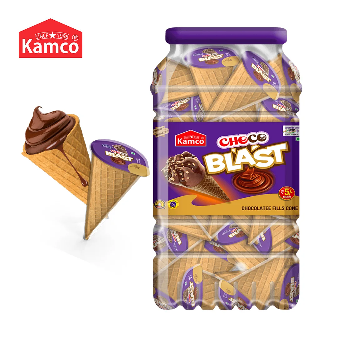 Kamco Choco Blast Chocolate Fills Cones