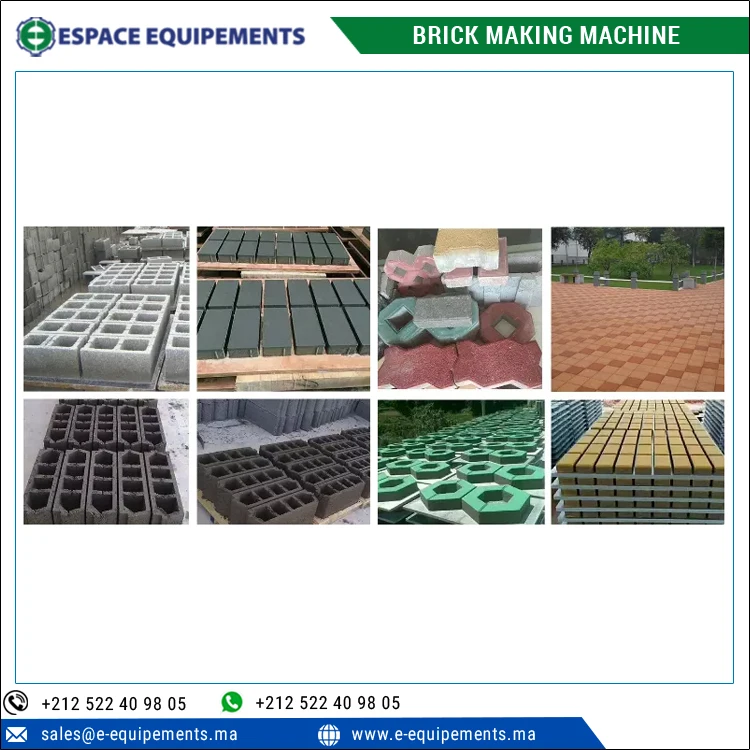 High Production Capacity 4100 time/min Vibration Frequency Fully Automatic Concrete Paver Brick Making Machine