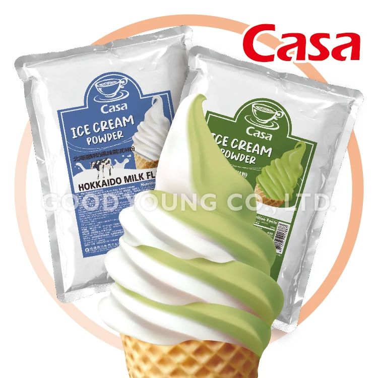 Хороший молодой чай оптом Hokkaidou с молочным вкусом мгновенное мягкое сырье смесь мороженого
