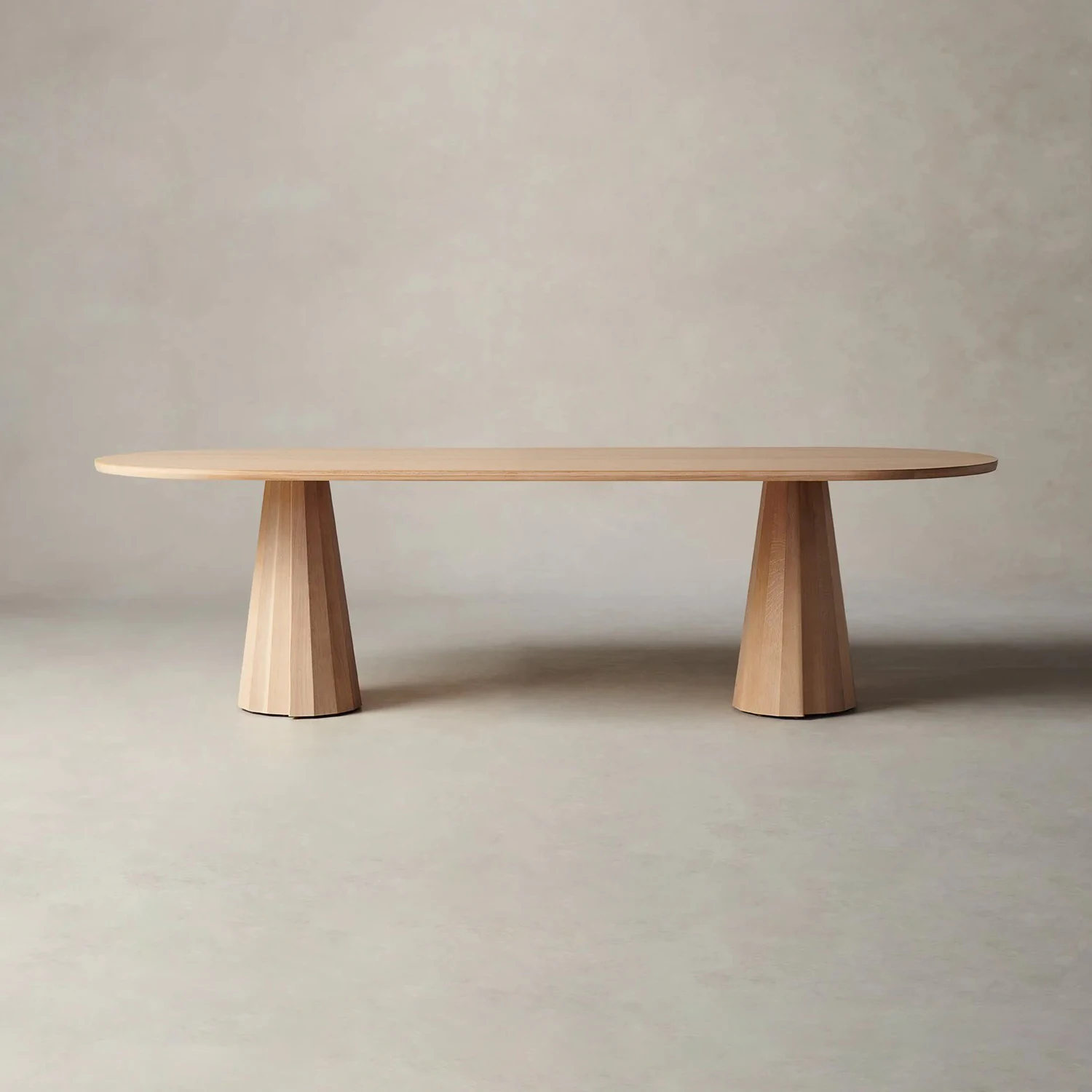 Designer Modern Rectangular 6 8 10 Seater Solid Ash Oak Wood Dining Table Dining Room Furniture