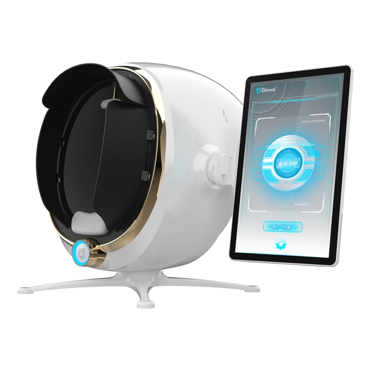 2022 updated versiion 3D digital face skin feature AI recognition 28 million pixels skin anyalyer beauty machine for salon