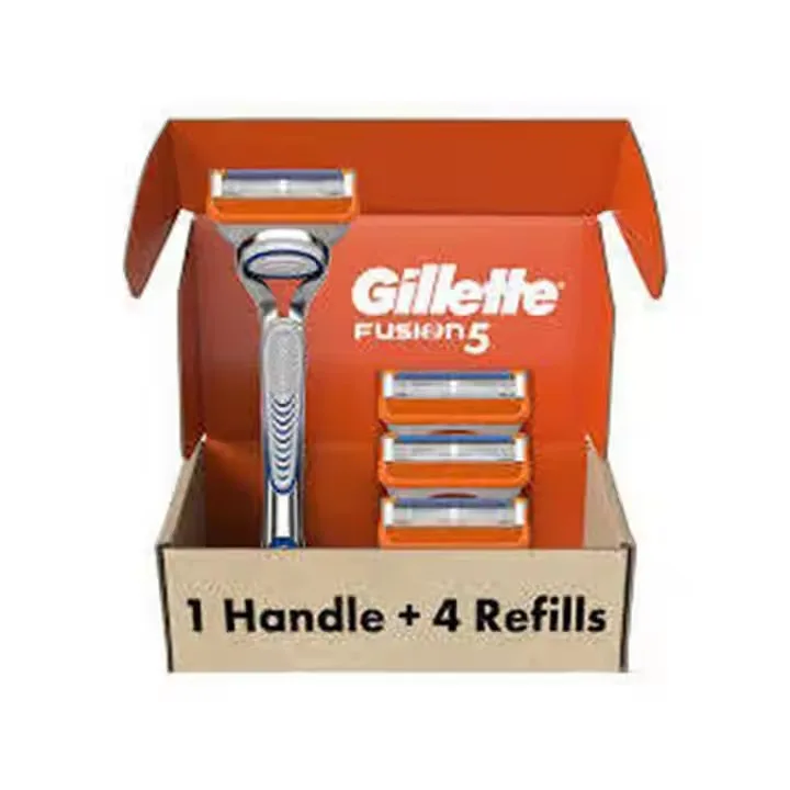 Gillette Fusion5 сменные лезвия для Мужской бритвы 10 праздничных подарков 2 шт. 5 одна упаковка включая 12 полных заправок
