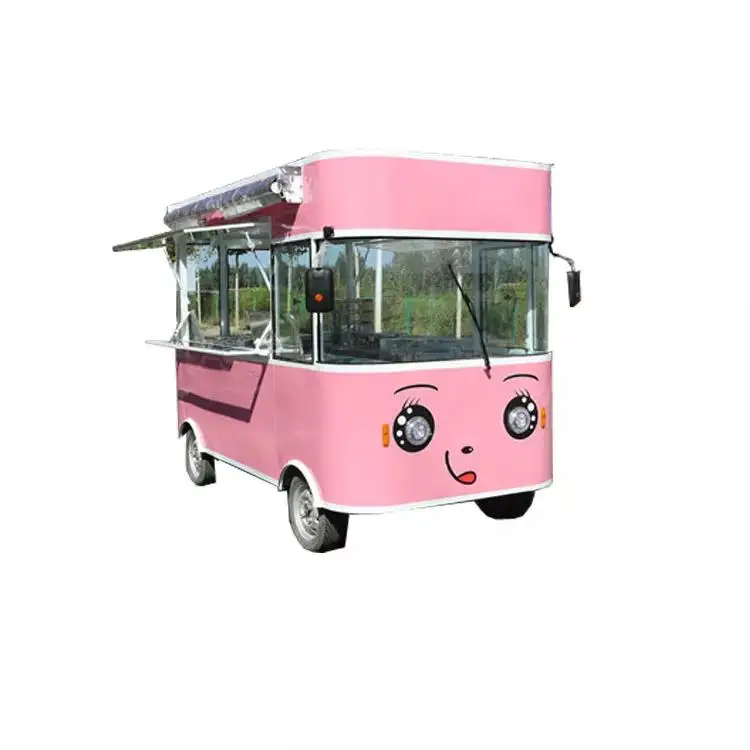 Hot sale Popular Street Outdoor Fast Food Carts Crepe Food truck with Snack mobile kitchen cooking equipments price
