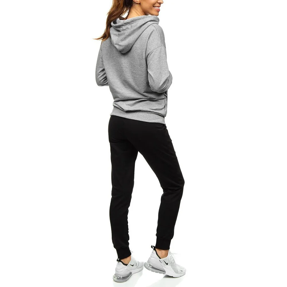 2022 Wholesale Printed Customize Private Label Women Clothing Plain Solid SweatS uits Women Tracksuit