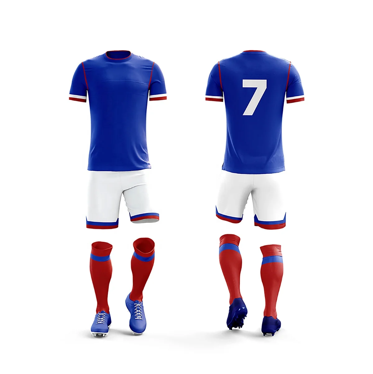 Wholesale Original soccer clothes football set Football Uniform wear uniform Custom soccer kit custom football jerseys