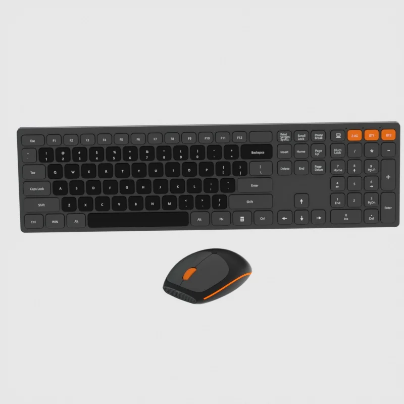Hot Selling Keyboard Mouse Set Multimedia wholesale Cheap Gaming 2.4g hz USBWireless Keyboard and Mouse Combo
