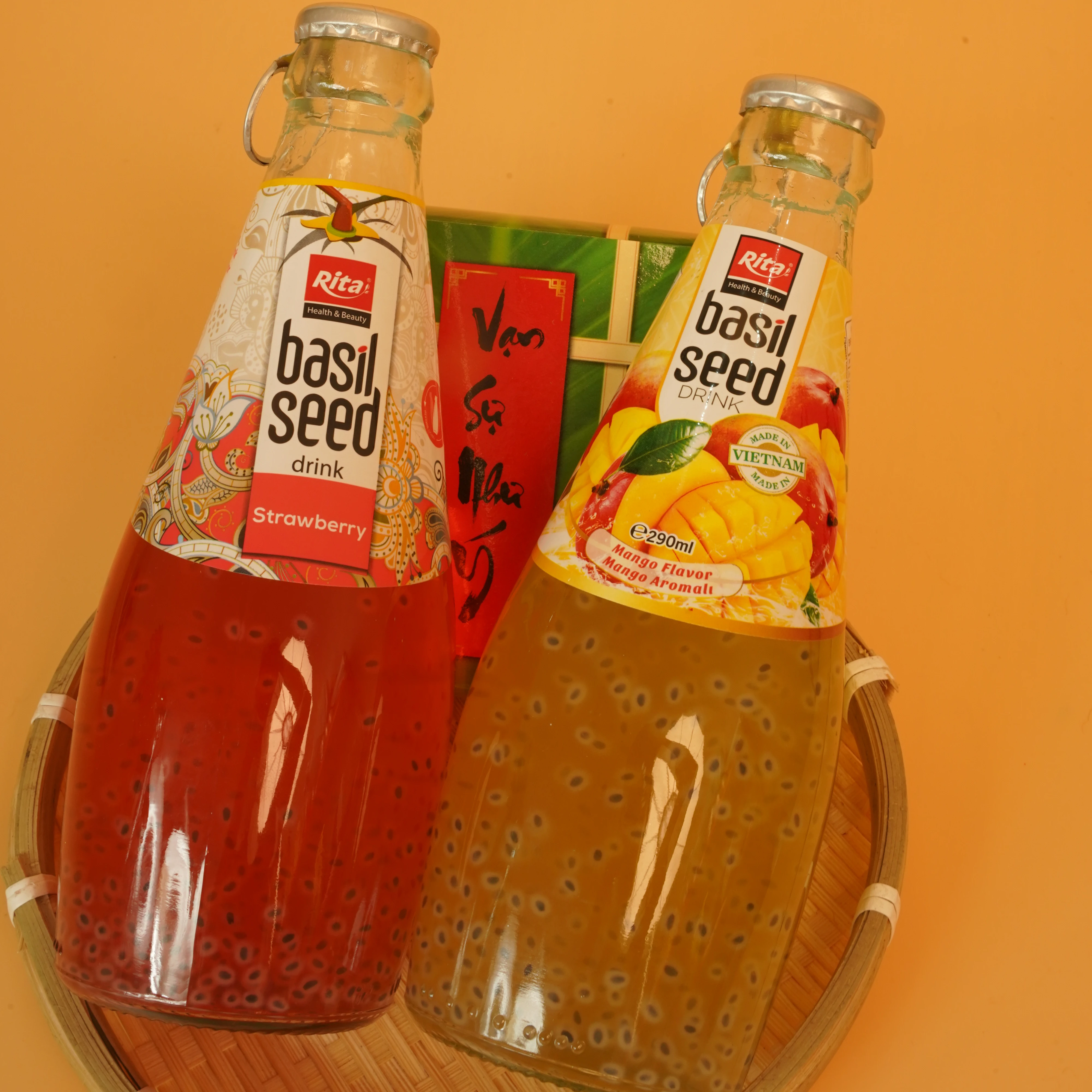 Customized Label Mango Basil Seed Drink Premium Quality  To Export OEM/ODM Provider Wholesale Organic Manufacturer