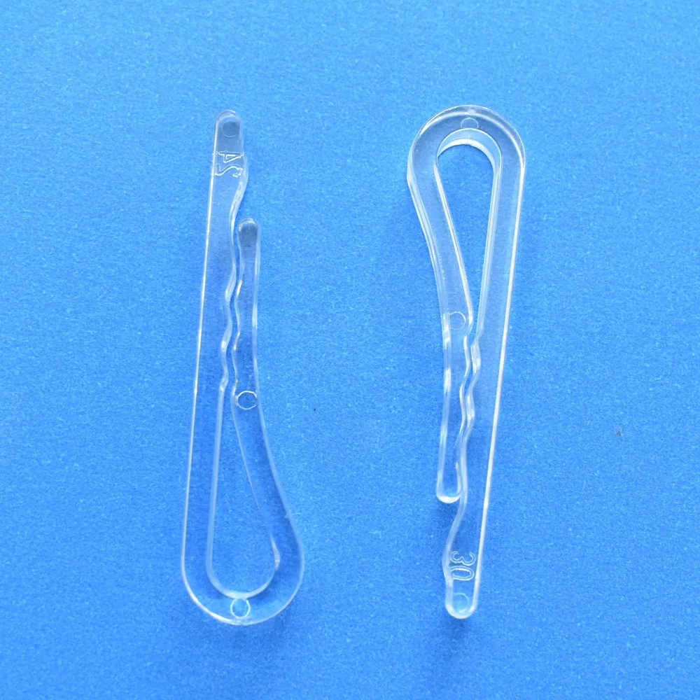 A new shape of Plastic Clip No 8 PS material made by Van Nang Banok factory in Viet Nam garment clips
