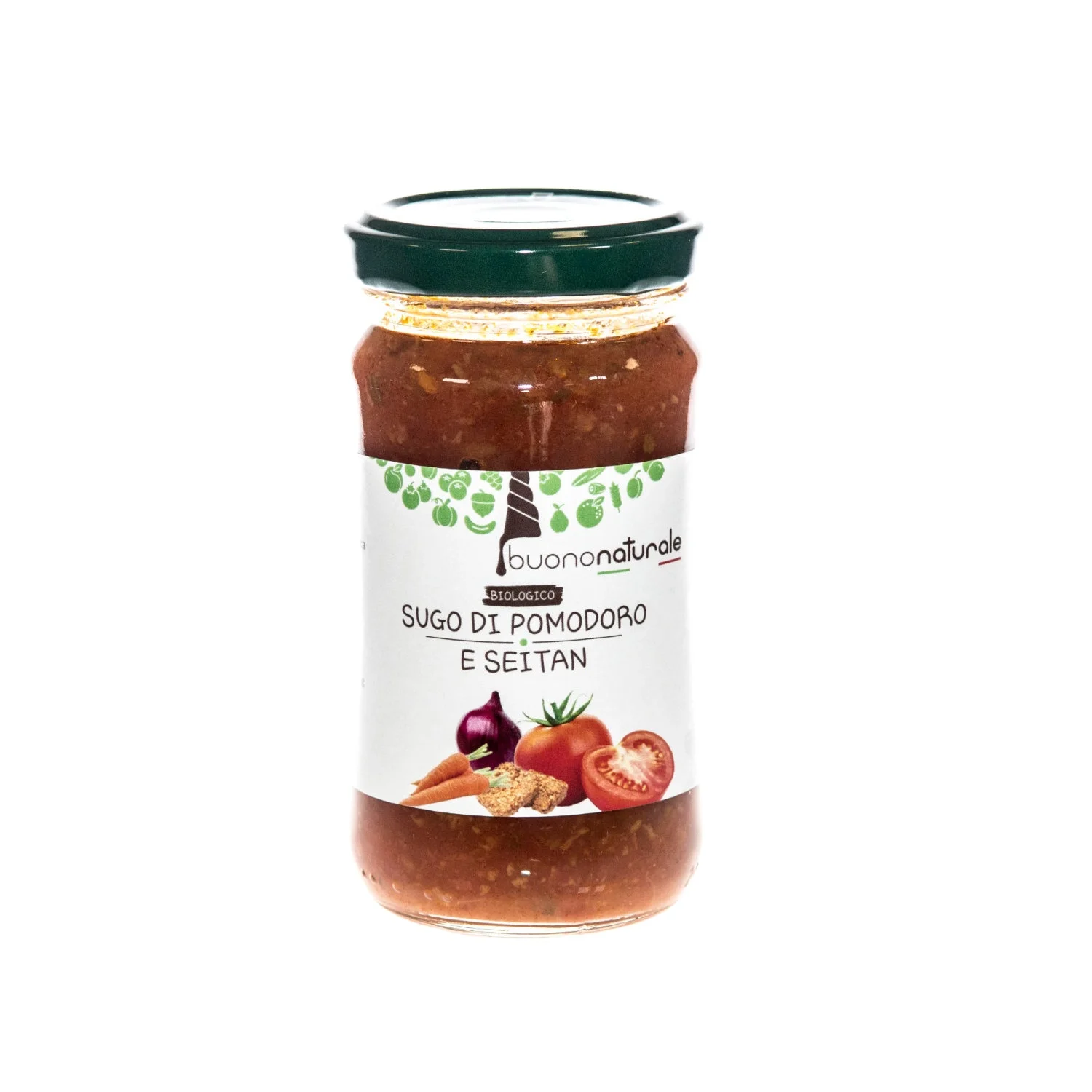 Tomato sauce with seitan, ORGANIC 190g