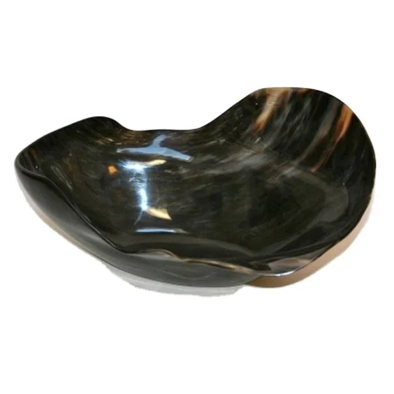 Household Home buffalo horn Bowls Serving Dish Elegant Serving Dish Supplies Natural handcrafted Custom Horn Bowls