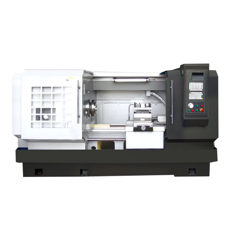 The machine through the numerical control system CK6160 Flat Bed CNC Lathe with FANUC GSK KND