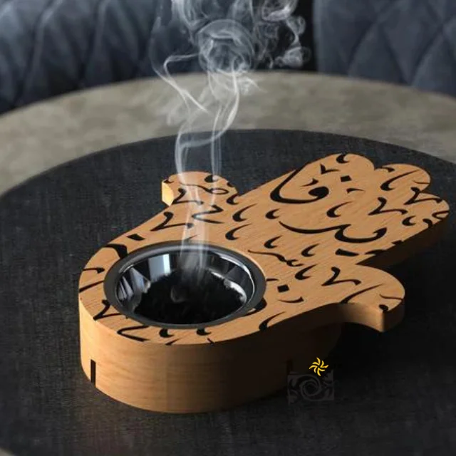 Ramadan Incense Burner Different Solid Wood Mabkhara Dubai Home Bakhoors High Quality Islamic Arabic Table Decor For UAE Qatar