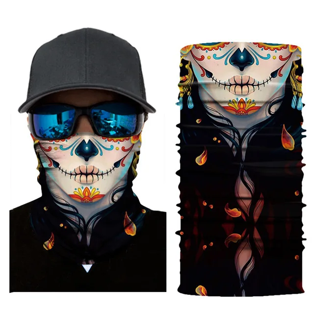 Bandana Scarf for Man Neck Warmers Magic Headband Sport Neck Gaiter Keffiyeh Woman Cycling Bicycle Mask Head Scarves
