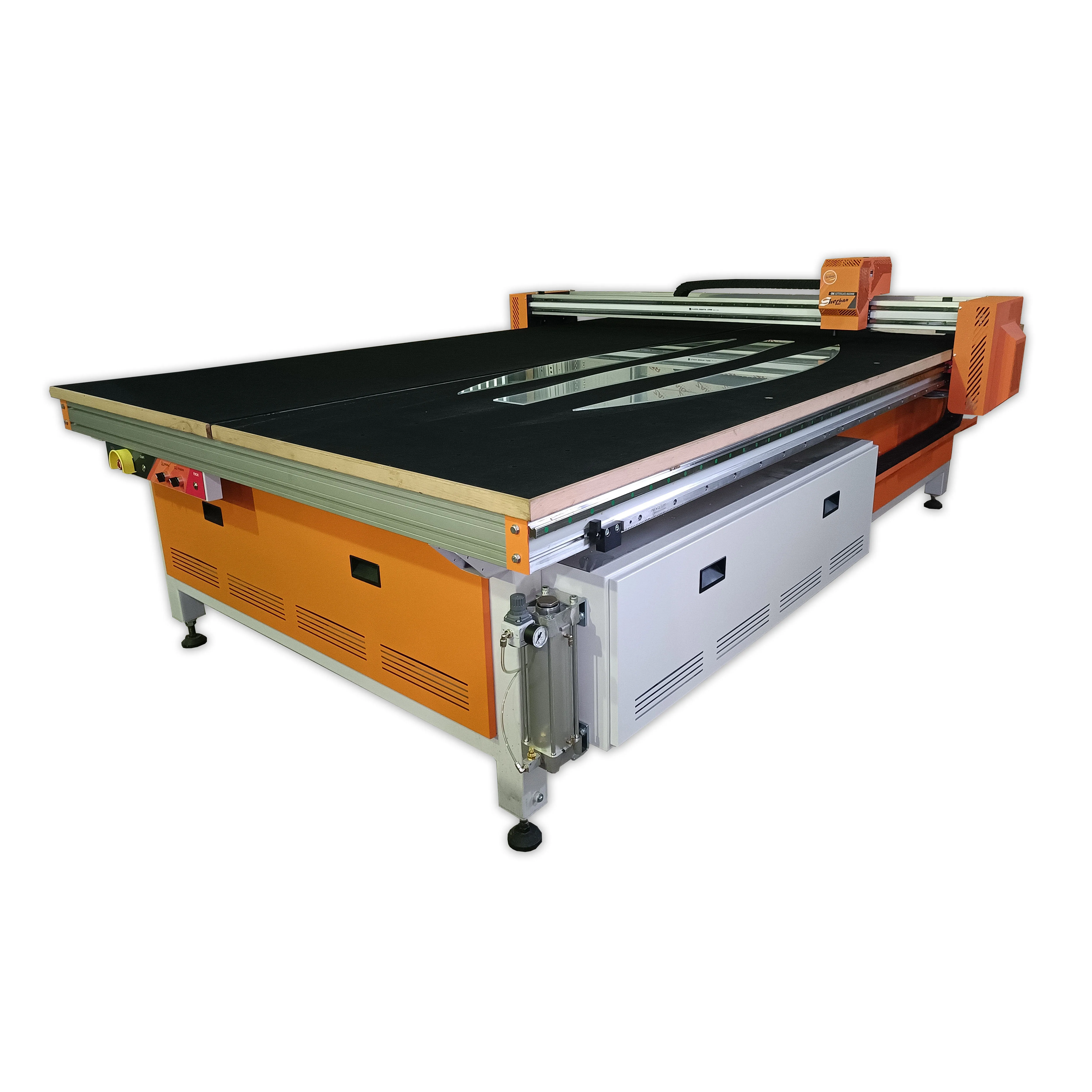 Professional CNC glass cutting machine  equipment for straight and curved cutting of glass and mirror sheets